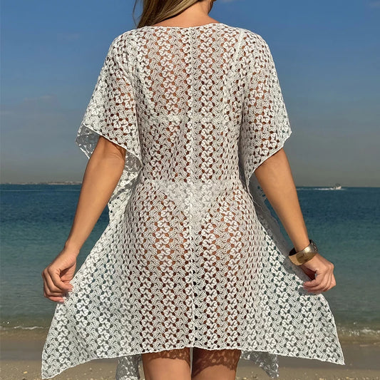 Vestido Belisse Sun Wave | Vestido Leve de Verão | Vestido em Malha Respirável