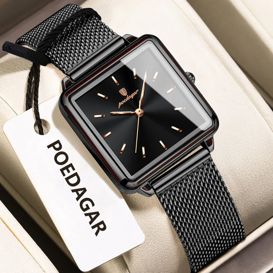 Relógio Belisse Poedagar Elegant WaterSafe | Luxo Feminino | Luminosa | À Prova d’Água