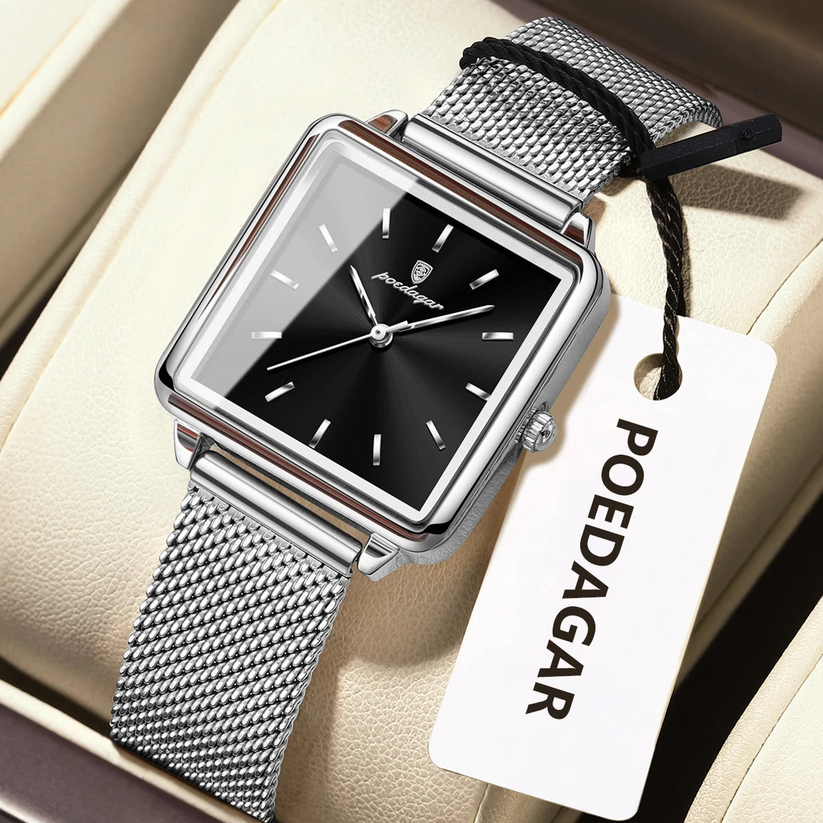 Relógio Belisse Poedagar Elegant WaterSafe | Luxo Feminino | Luminosa | À Prova d’Água