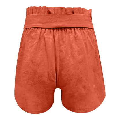 Shorts Feminino Belisse Duo Classic | Shorts Preto e Branco | Cintura Alta e Modelagem Solta