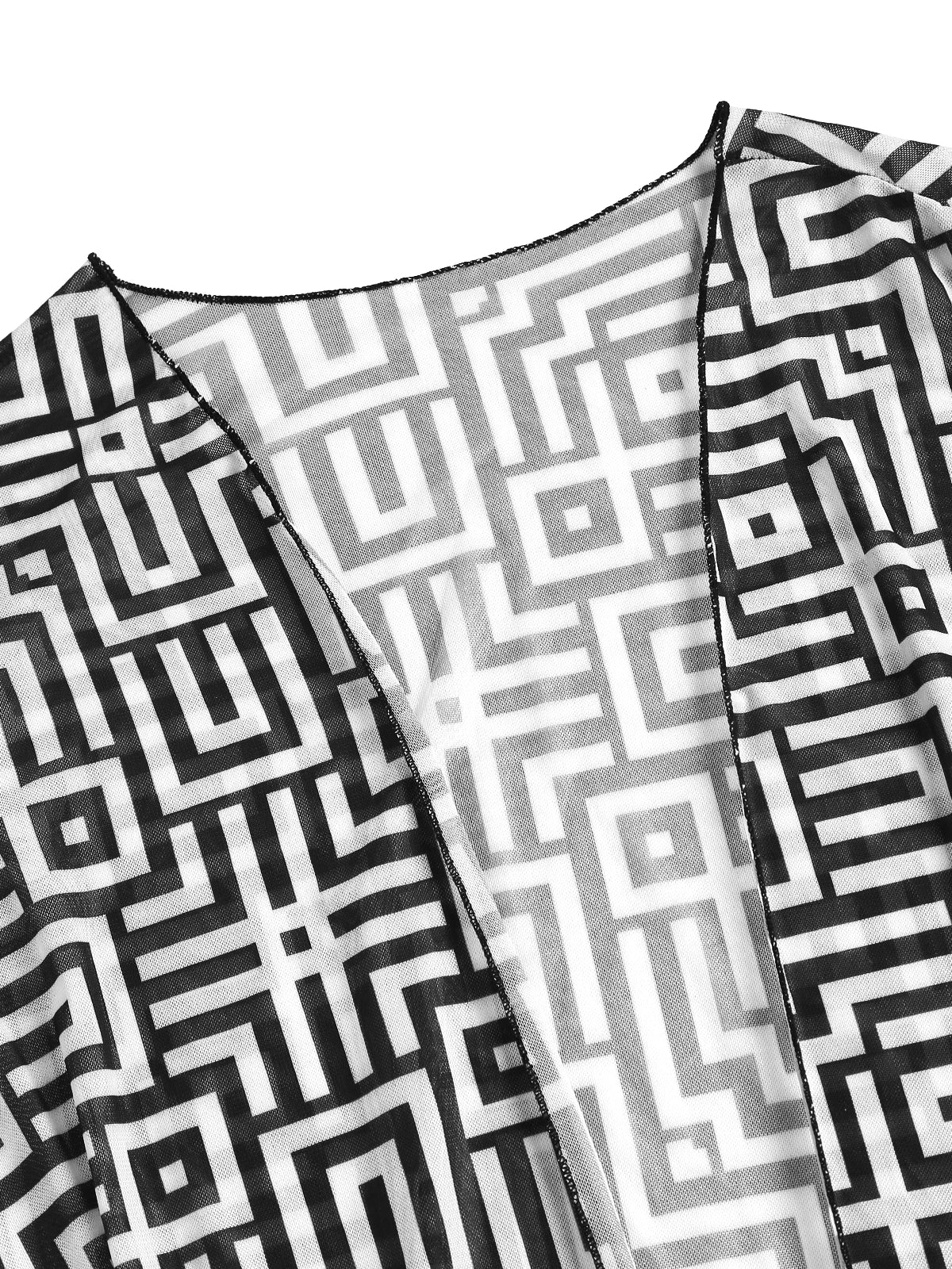 Conjunto Belisse Geo Chic | Biquíni e Saída de Praia com Estampa