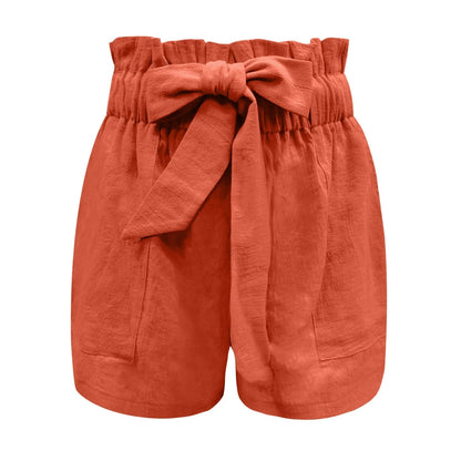 Shorts Feminino Belisse Duo Classic | Shorts Preto e Branco | Cintura Alta e Modelagem Solta