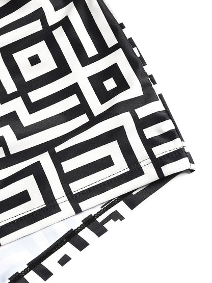 Conjunto Belisse Geo Chic | Biquíni e Saída de Praia com Estampa