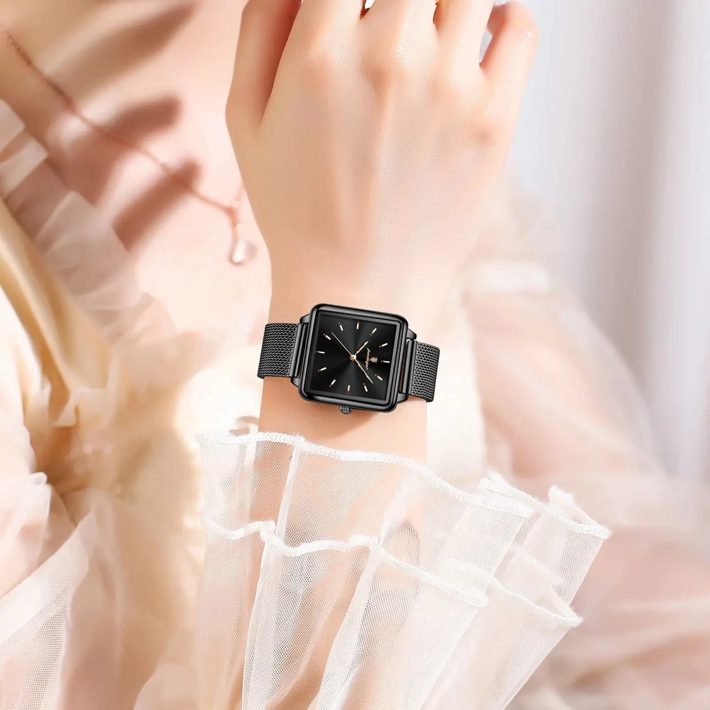 Relógio Belisse Poedagar Elegant WaterSafe | Luxo Feminino | Luminosa | À Prova d’Água